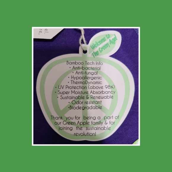 (NEW) GREEN APPLE BAMBOO YOGA PANTS - Picture 7 of 8